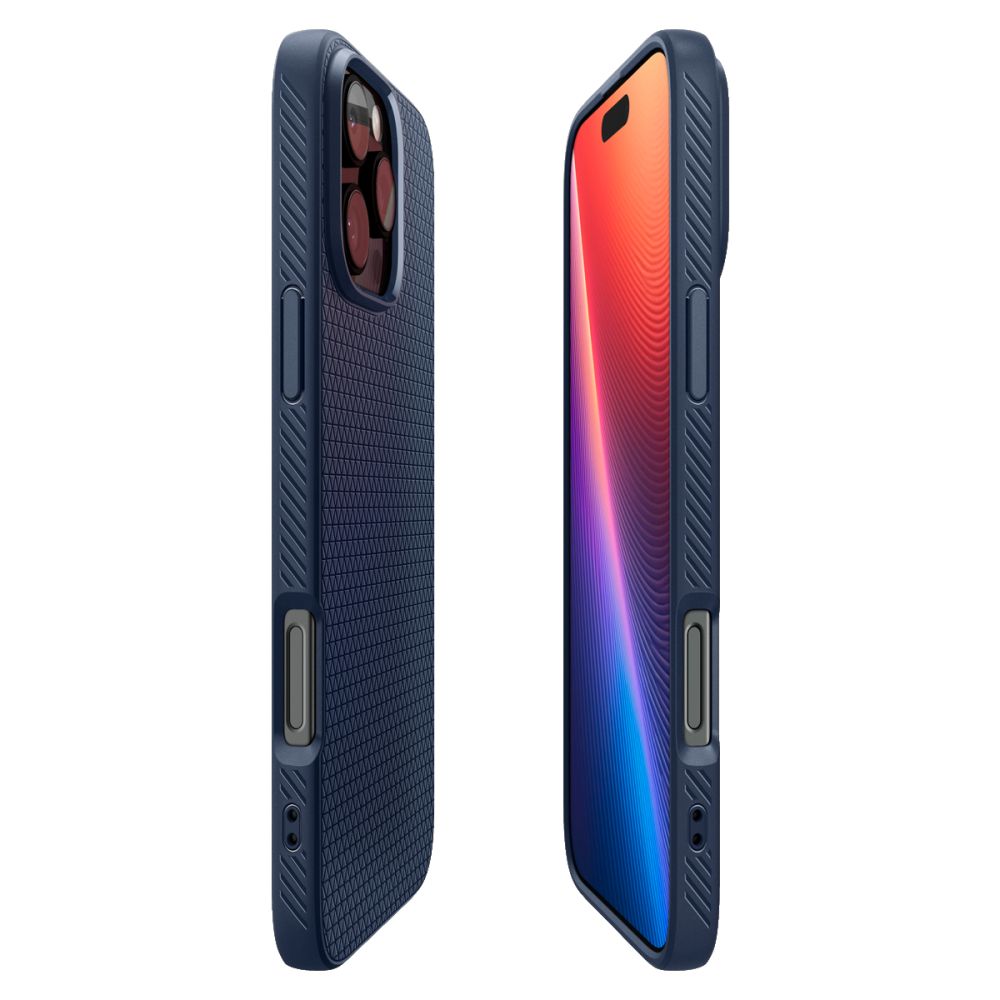 Custodia per Apple iPhone 16 Pro Max, Spigen, Liquid Air, Blu ACS07989