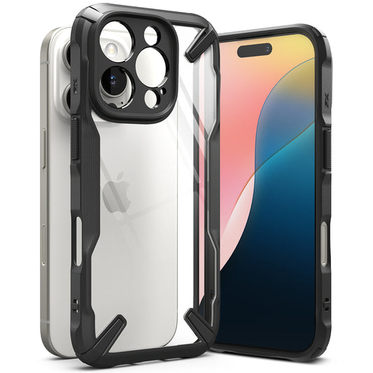 Custodia per Apple iPhone 16 Pro Max, Ringke, Fusion X, nero