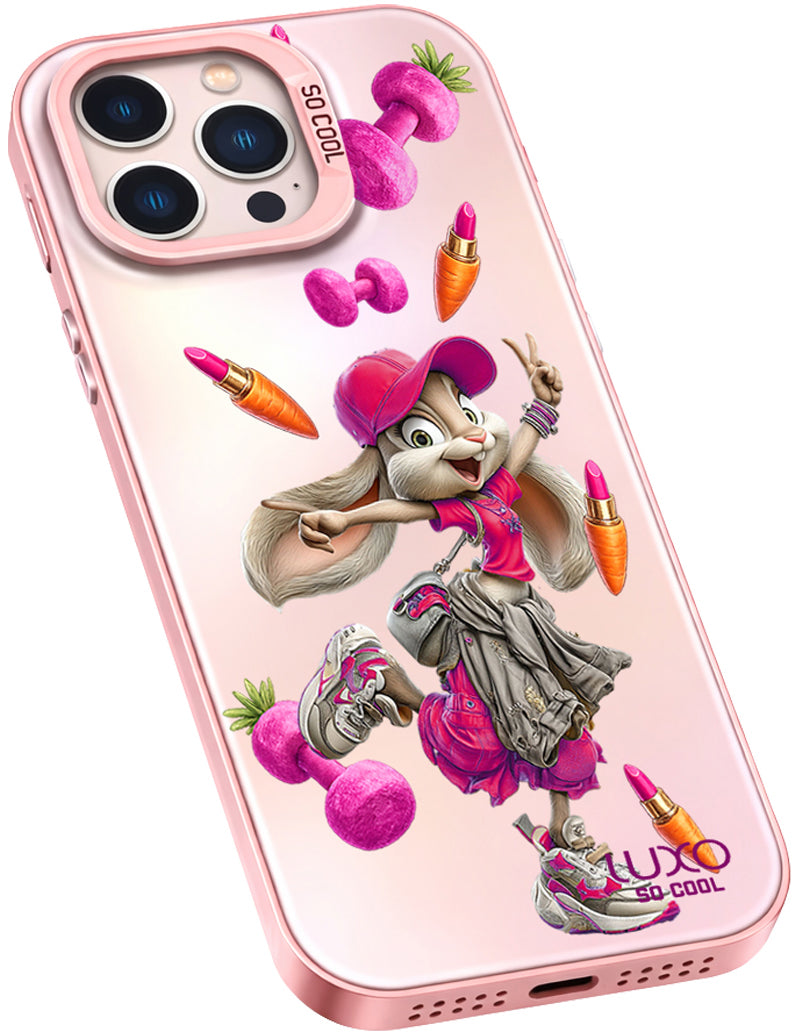 Custodia per Apple iPhone 17 Pro Max, LUXO So CooL, ArcadiA Rabbit, Multicolore