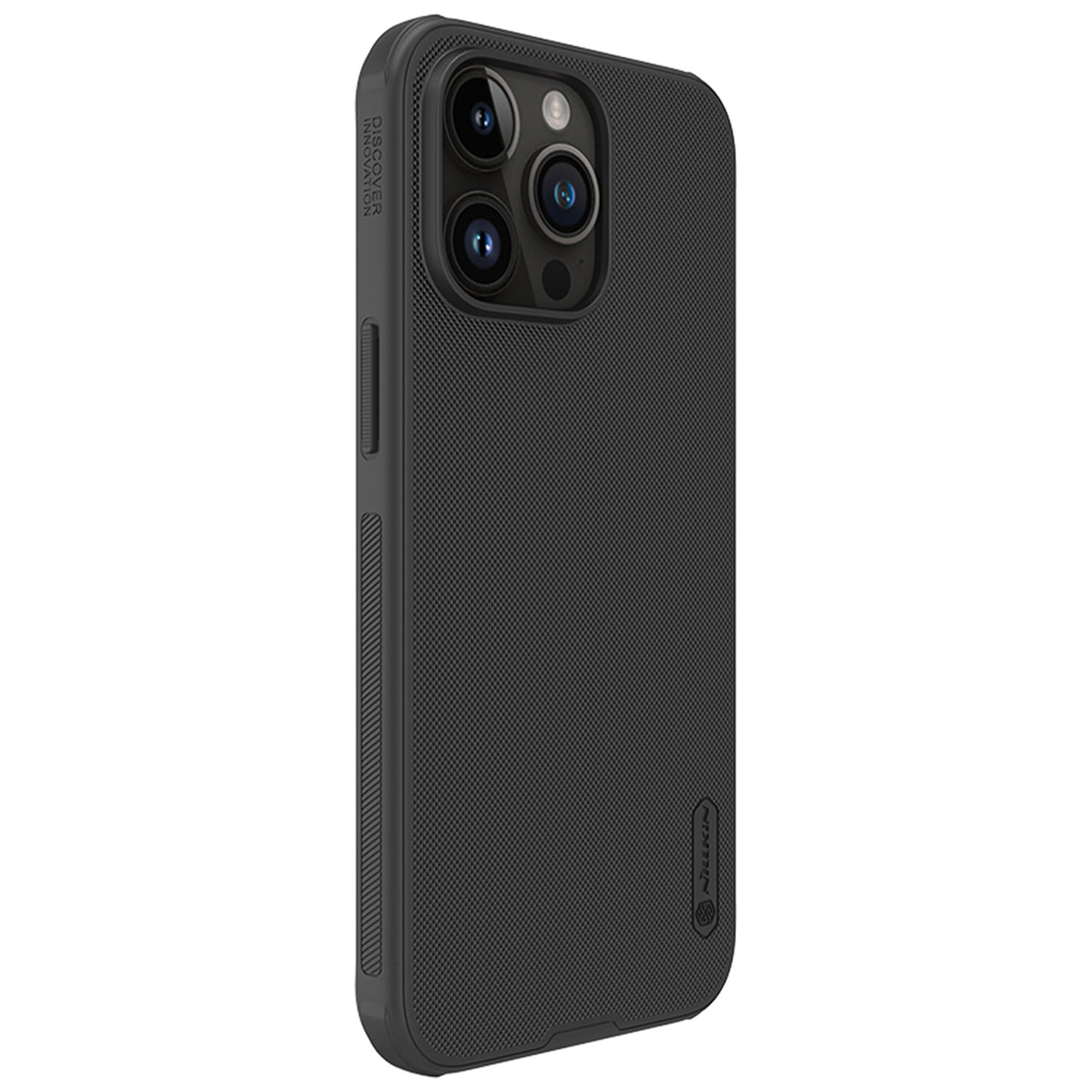 Custodia per Apple iPhone 16, Nillkin, Super Frosted Shield Pro, Nero