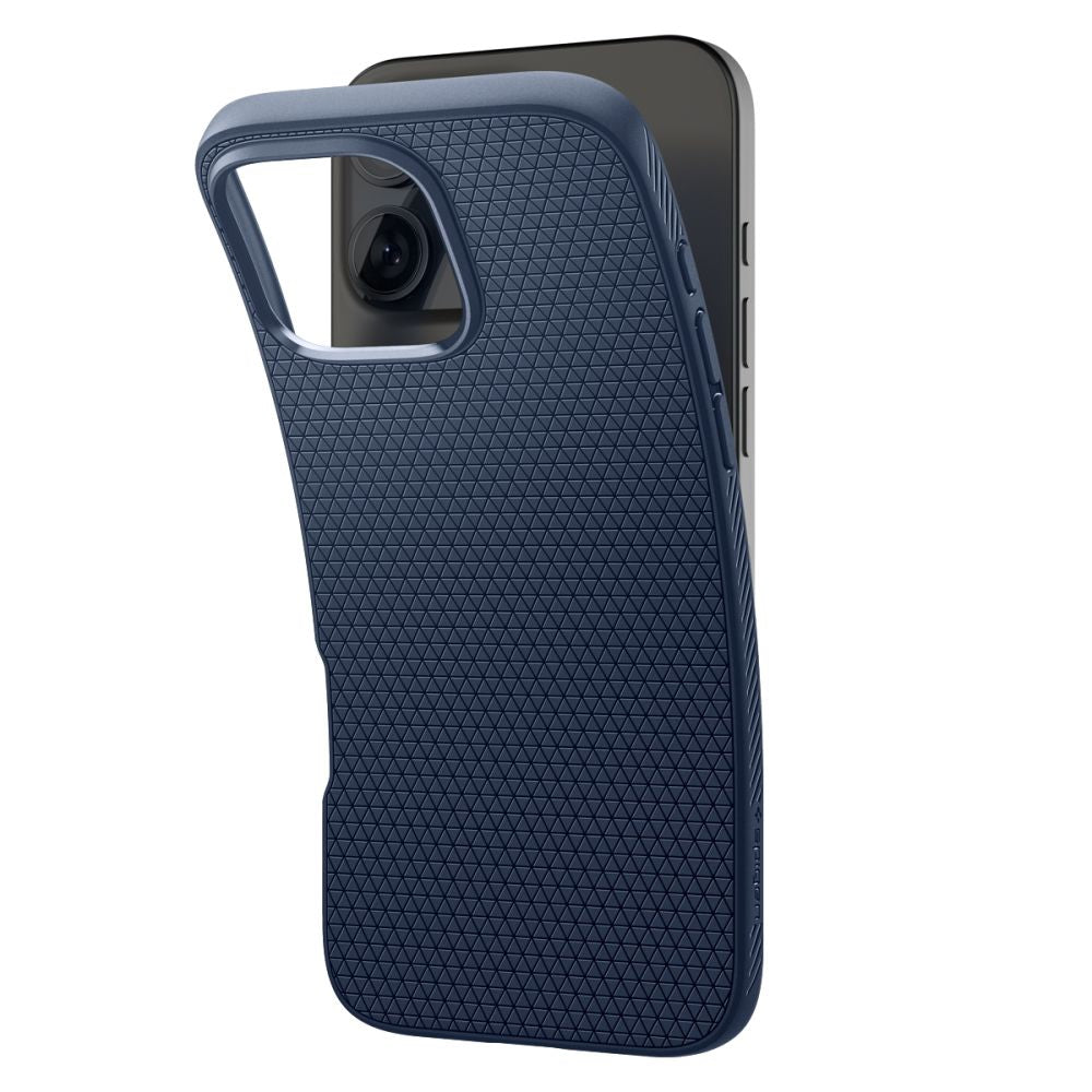 Custodia per Apple iPhone 16 Pro Max, Spigen, Liquid Air, Blu ACS07989