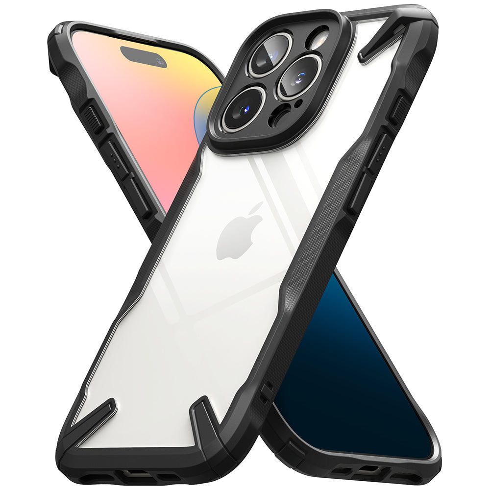 Custodia per Apple iPhone 16 Pro Max, Ringke, Fusion X, nero