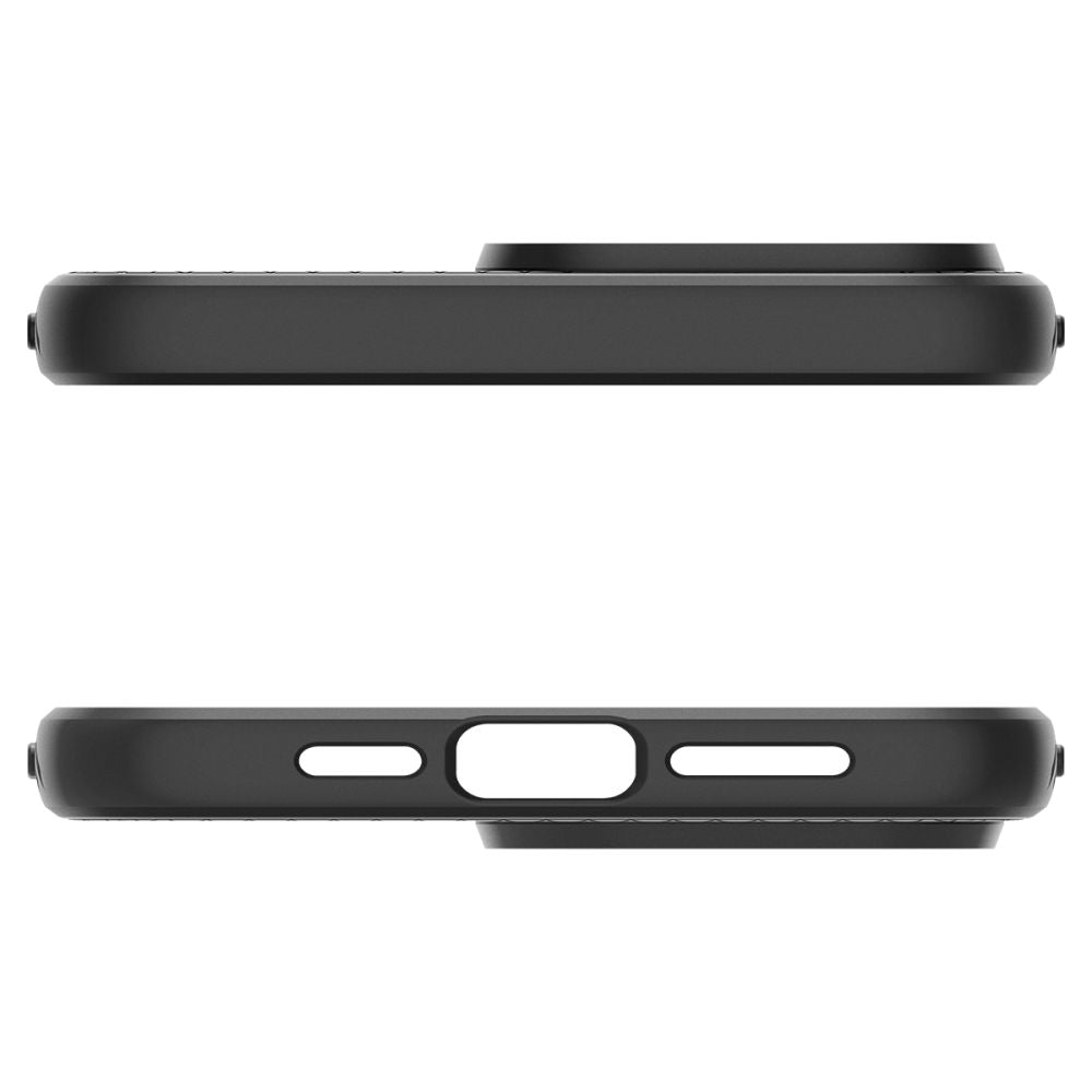 Custodia per Apple iPhone 15 Pro Max, Spigen, Liquid Air Matte, Nero ACS06562
