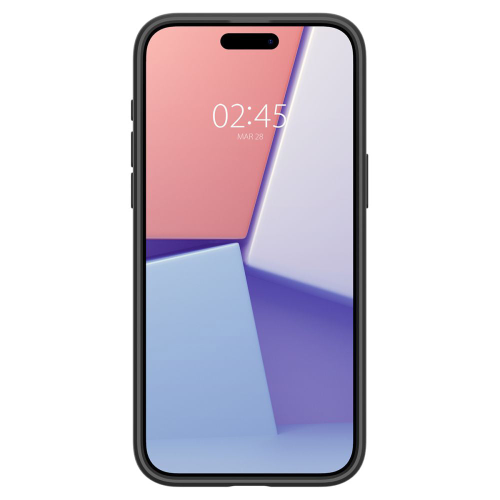 Custodia per Apple iPhone 15 Pro, Spigen, Ultra Hybrid, Nero Opaco ACS06713