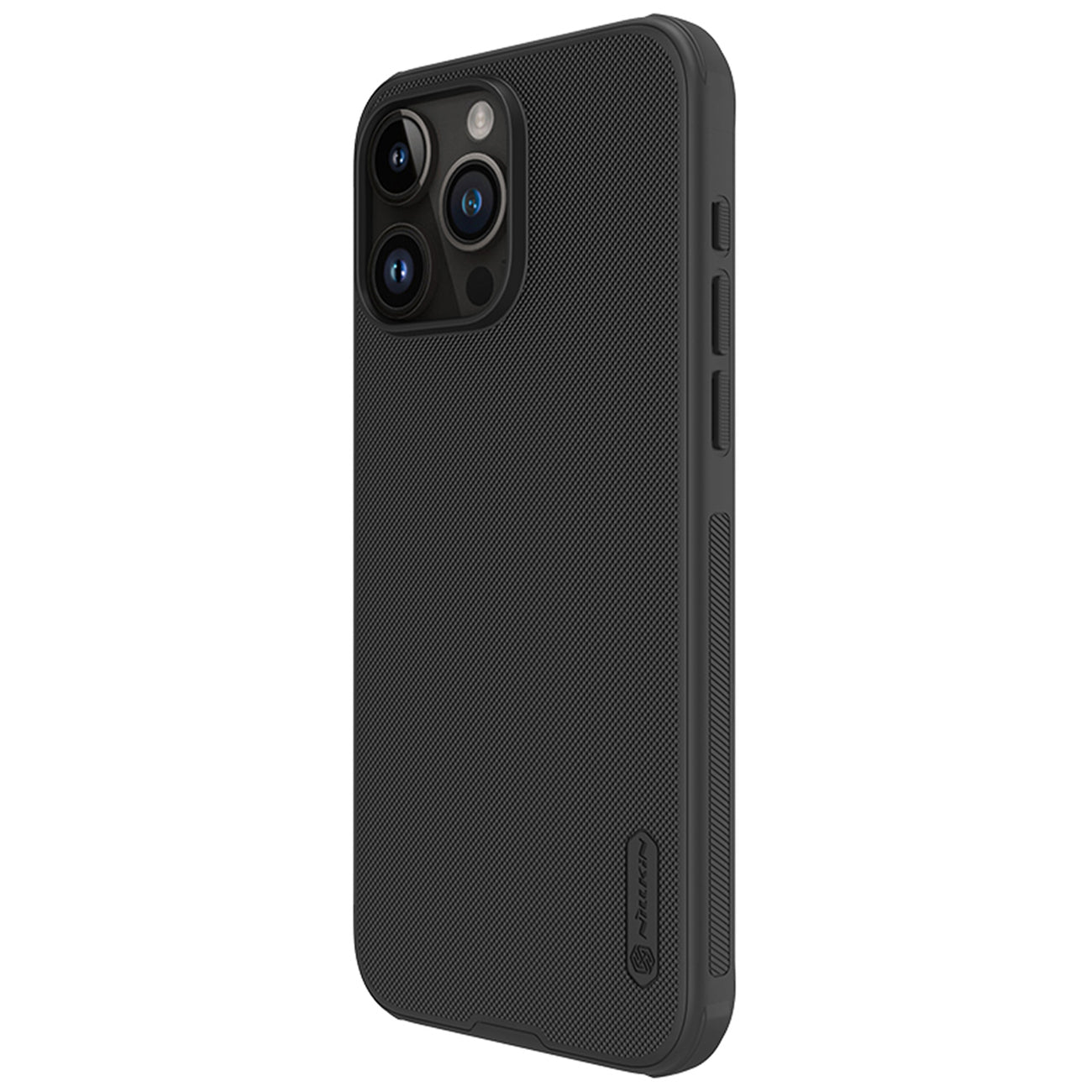 Custodia per Apple iPhone 16, Nillkin, Super Frosted Shield Pro, Nero