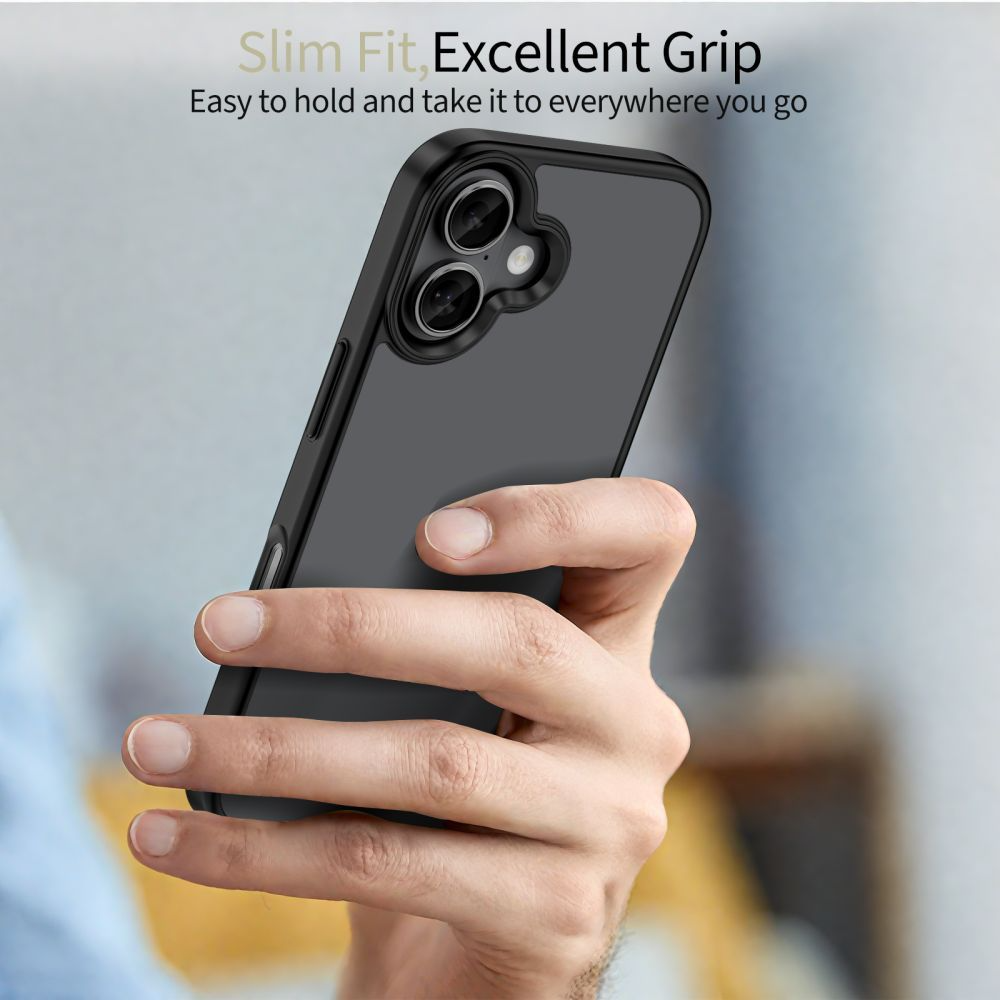 Custodia per Apple iPhone 17, Tech-Protect, Magmat, Nera Opaca