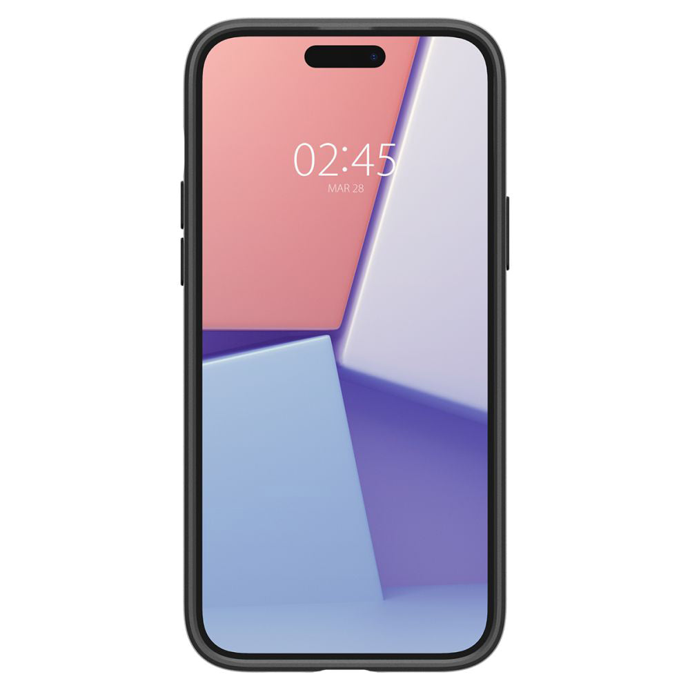 Custodia per Apple iPhone 15, Spigen, Thin Fit, Nera ACS06776