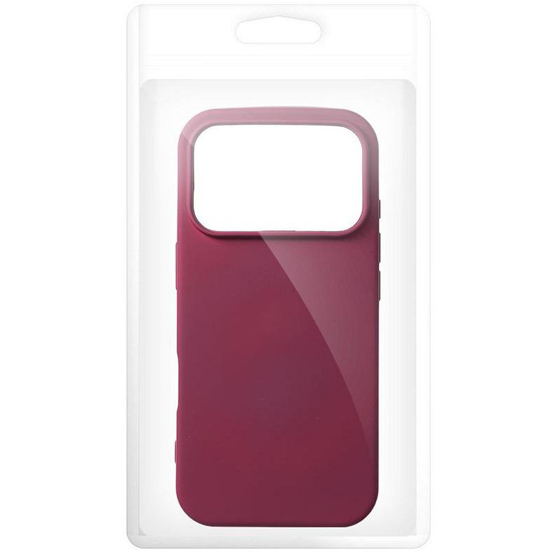 Custodia per Apple iPhone 18 Pro / iPhone 17 Pro, OEM, in silicone, color bordeaux
