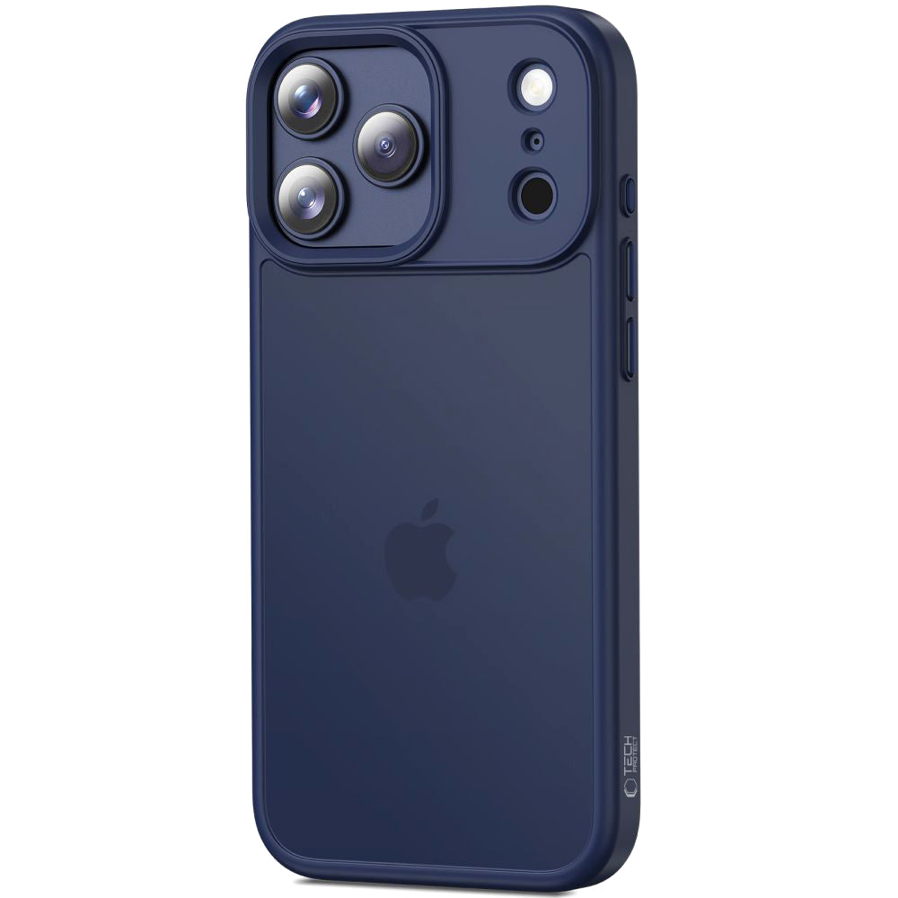 Custodia per Apple iPhone 17 Pro Max, Tech-Protect, Magmat, Blu Opaco
