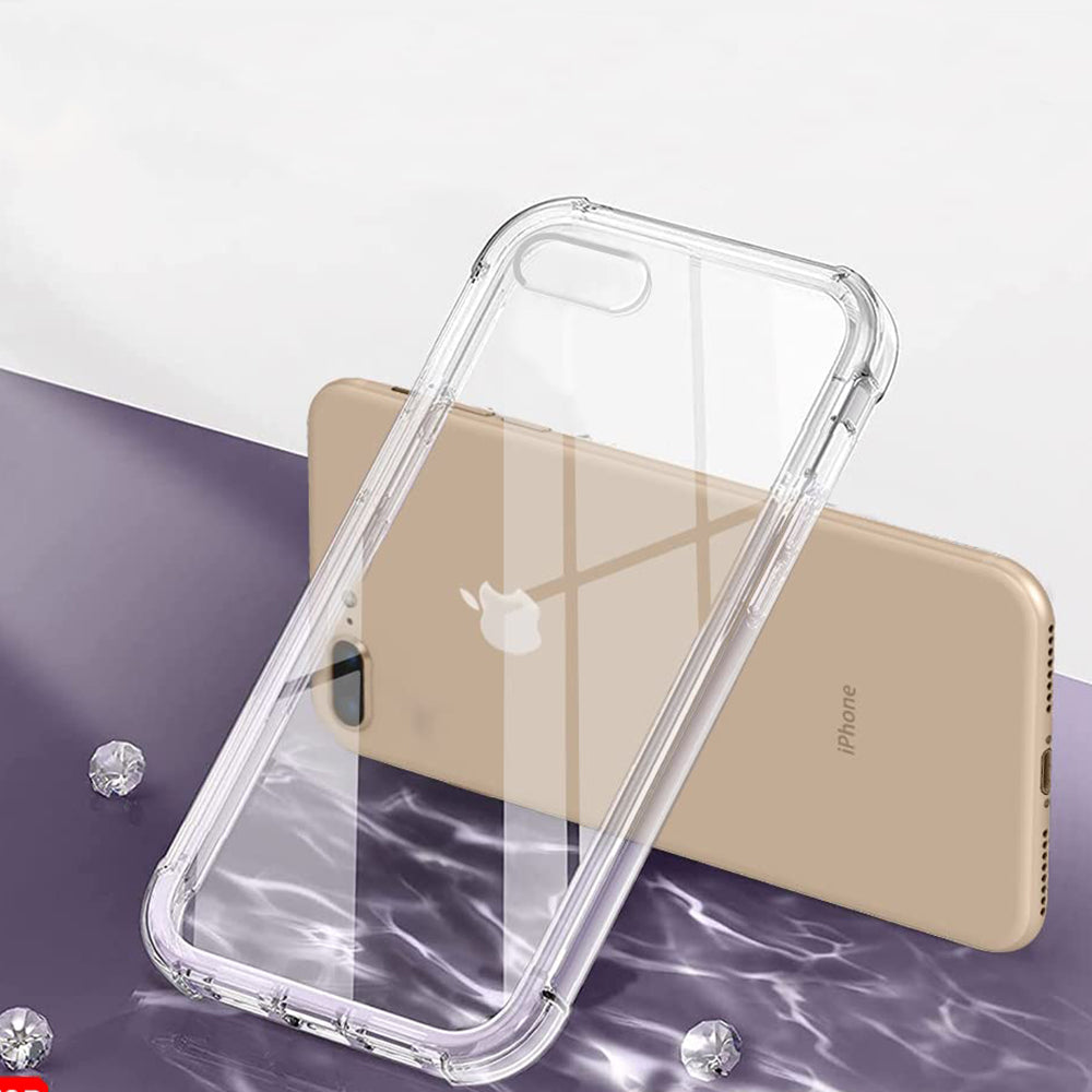 Custodia per Apple iPhone 8 Plus / 7 Plus, Techsuit, Shockproof Clear, Trasparente