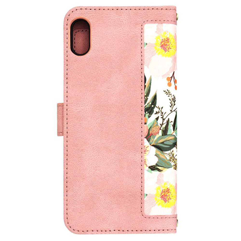 Custodia per Apple iPhone XS Max, Techsuit, FlipCraft, Rosa