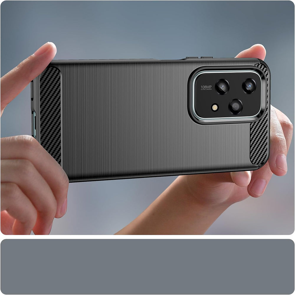Custodia per Honor 200 Lite, Techsuit, Carbonio, Blu