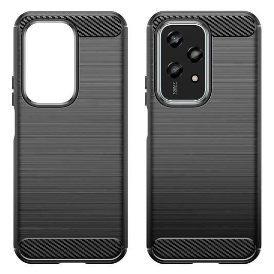 Custodia per Honor 200 Lite, Techsuit, Carbonio, Nera