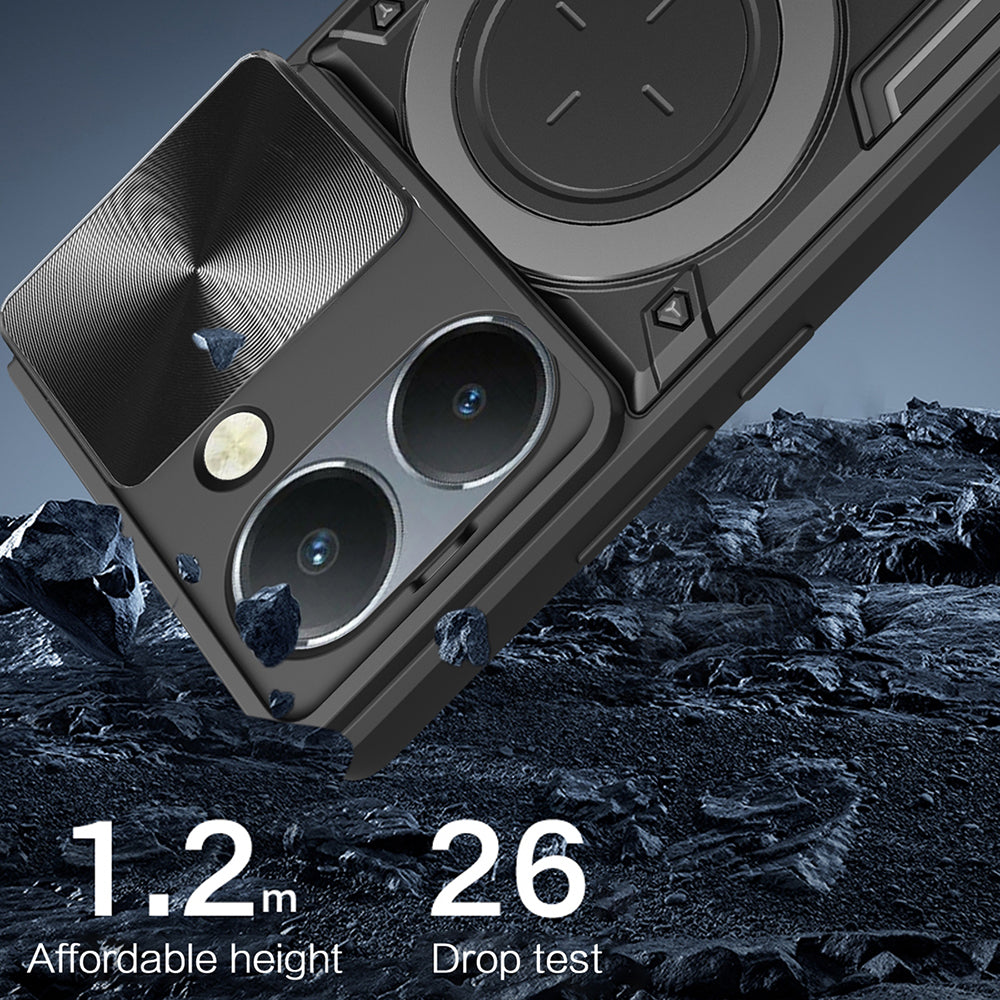 Custodia per Honor 200 Pro, Techsuit, CamGuard Pro, Nera