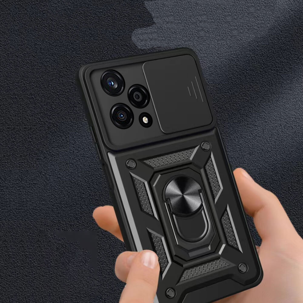Custodia per Honor 200 Pro, Techsuit, CamShield, Nera