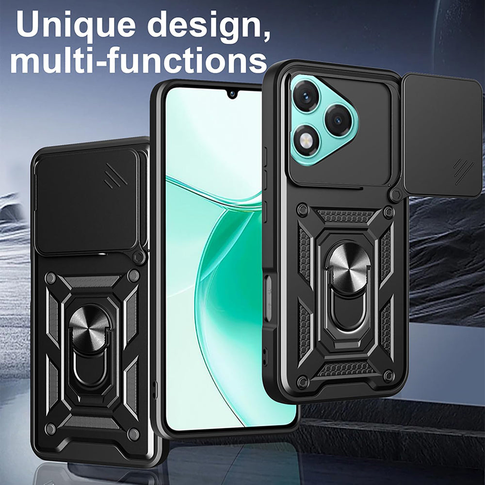 Custodia per Honor 400 Lite, Techsuit, CamShield, Verde