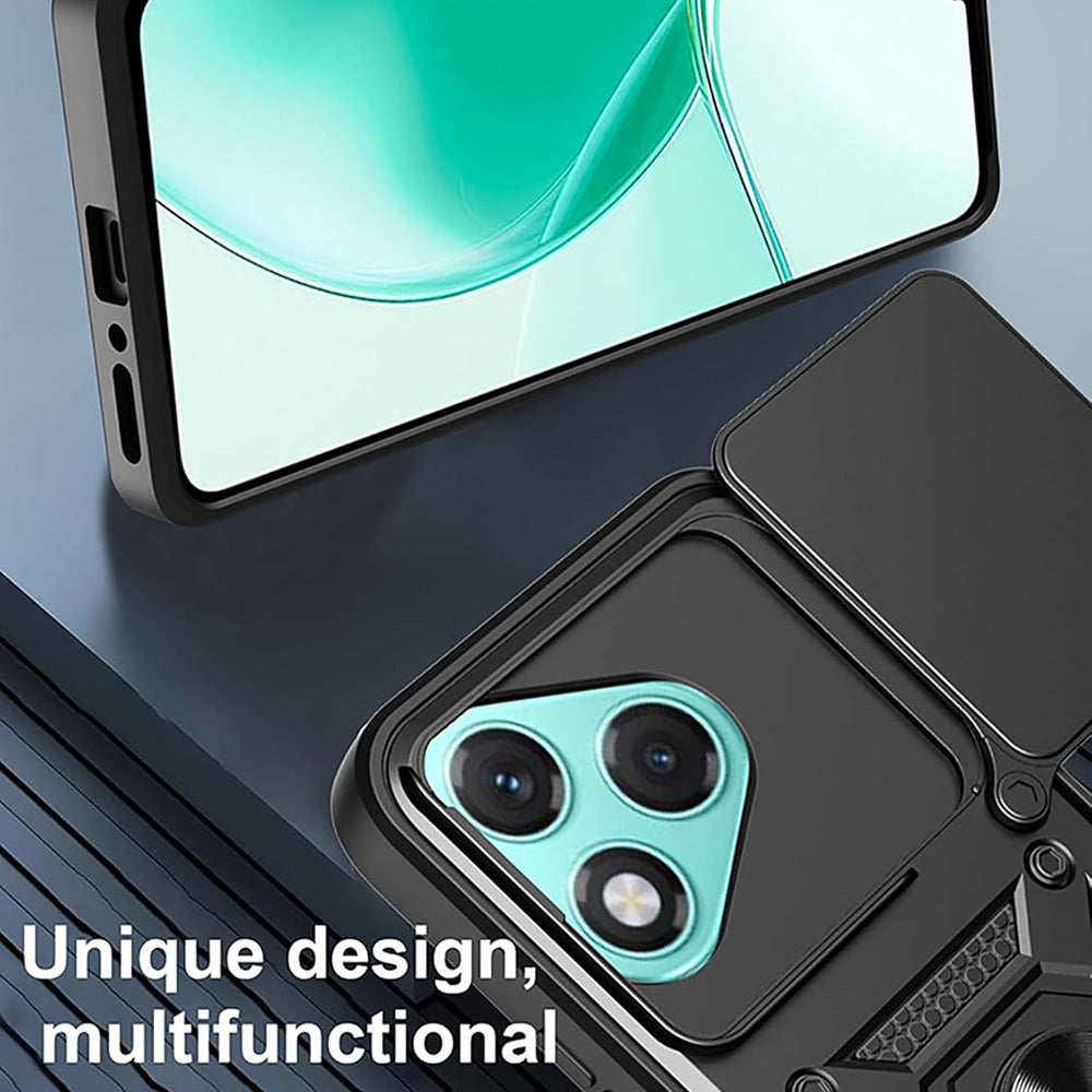 Custodia per Honor 400 Lite, Techsuit, CamShield, Verde