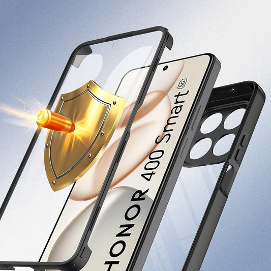 Custodia per Honor 400 Smart 4G / X7d 4G / 400 Smart 5G, Techsuit, ColorVerse 360, Nera