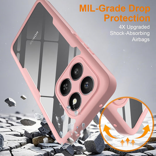 Custodia per Honor 400 Smart 4G / X7d 4G / 400 Smart 5G, Techsuit, ColorVerse 360, Rosa