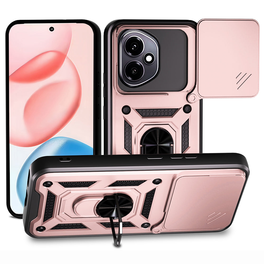 Custodia per Honor 400, Techsuit, CamShield, Rosa