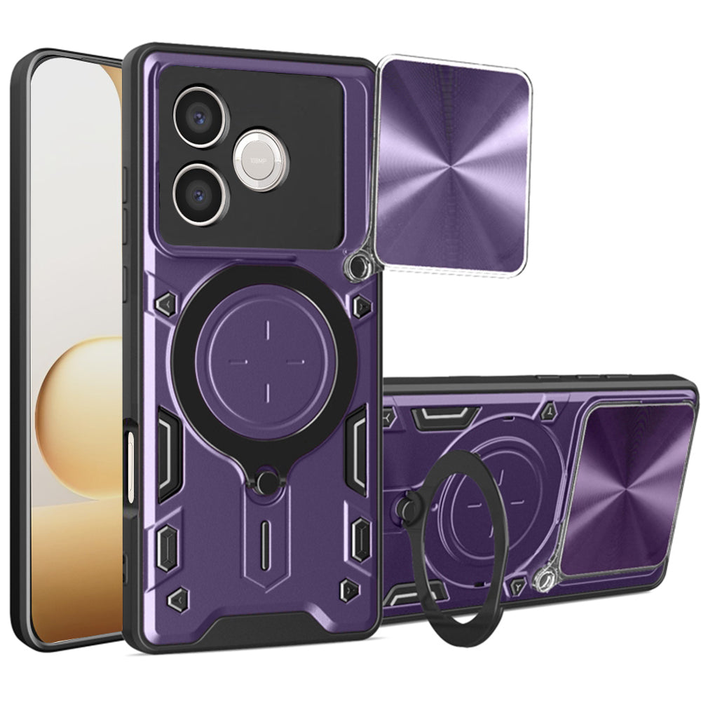 Custodia per Honor 600 Lite, Techsuit, CamGuard Pro, Viola