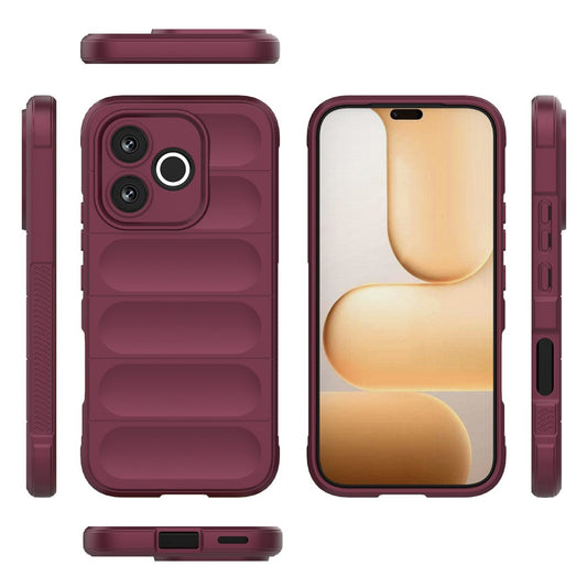 Custodia per Honor 600 Lite, Techsuit, Magic Shield, Vinaccia