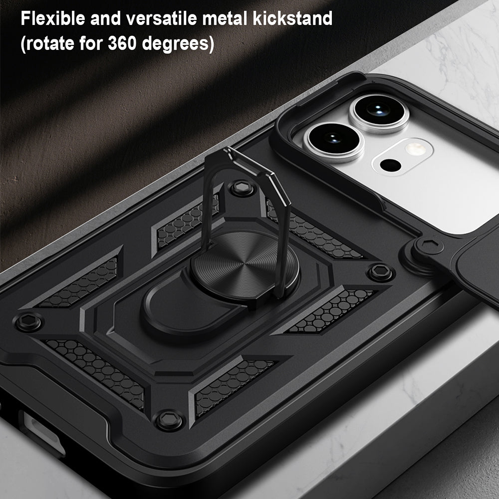 Case for Honor 600 Pro / 600, Techsuit, CamShield, Blue