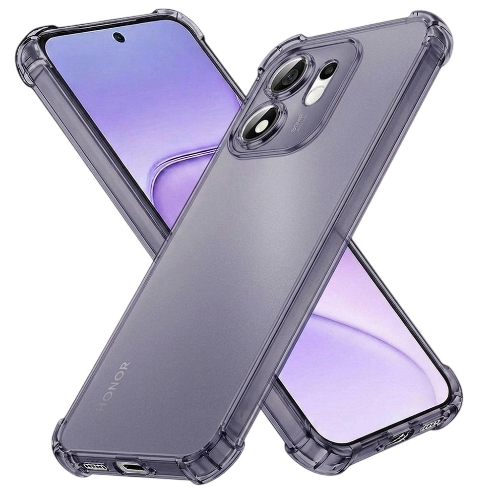 Custodia per Honor 600 Smart, Techsuit, Shockproof Clear, Fumè