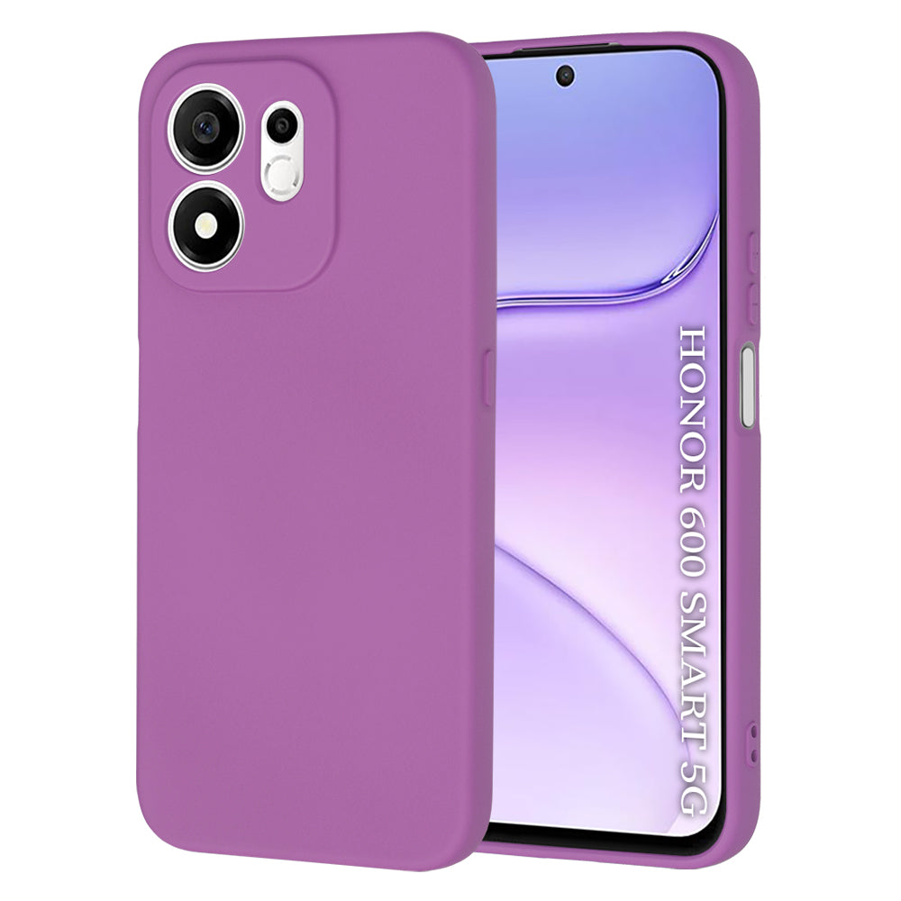 Custodia per Honor 600 Smart, Techsuit, SoftFlex, Viola