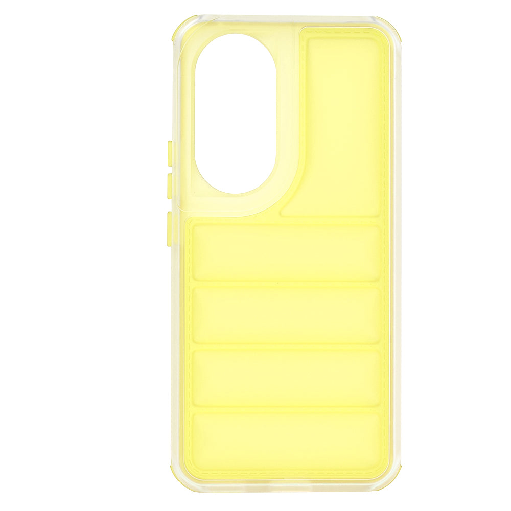 Custodia per Honor 90, Techsuit, Wave Shield, Gialla
