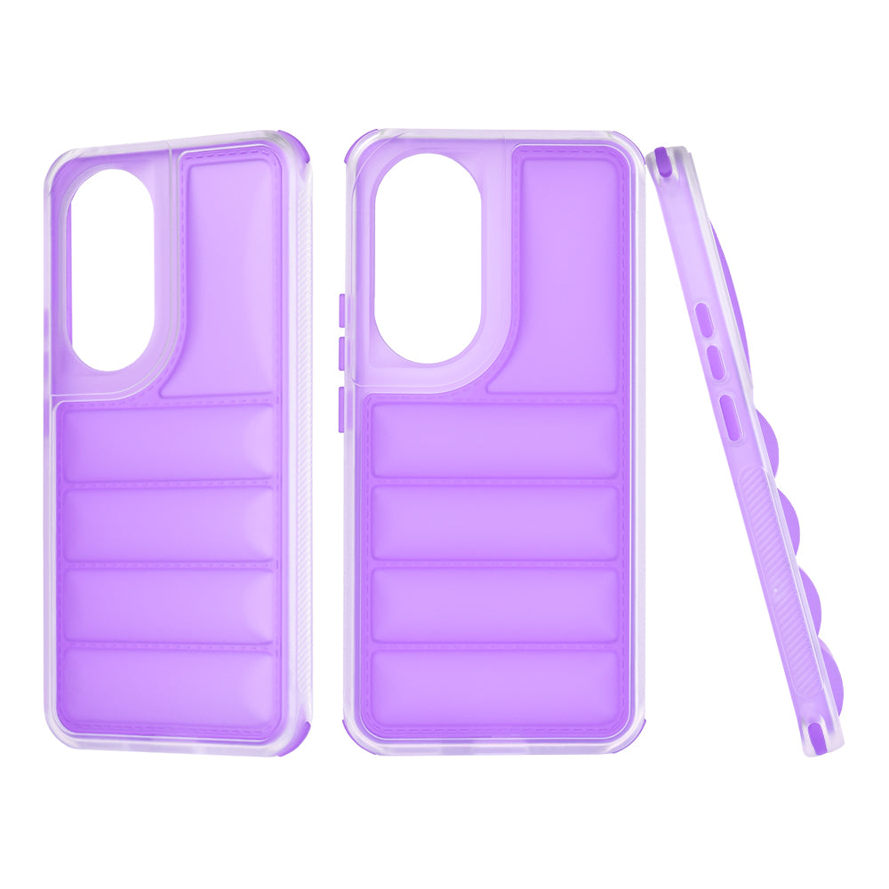 Custodia per Honor 90, Techsuit, Wave Shield, Viola