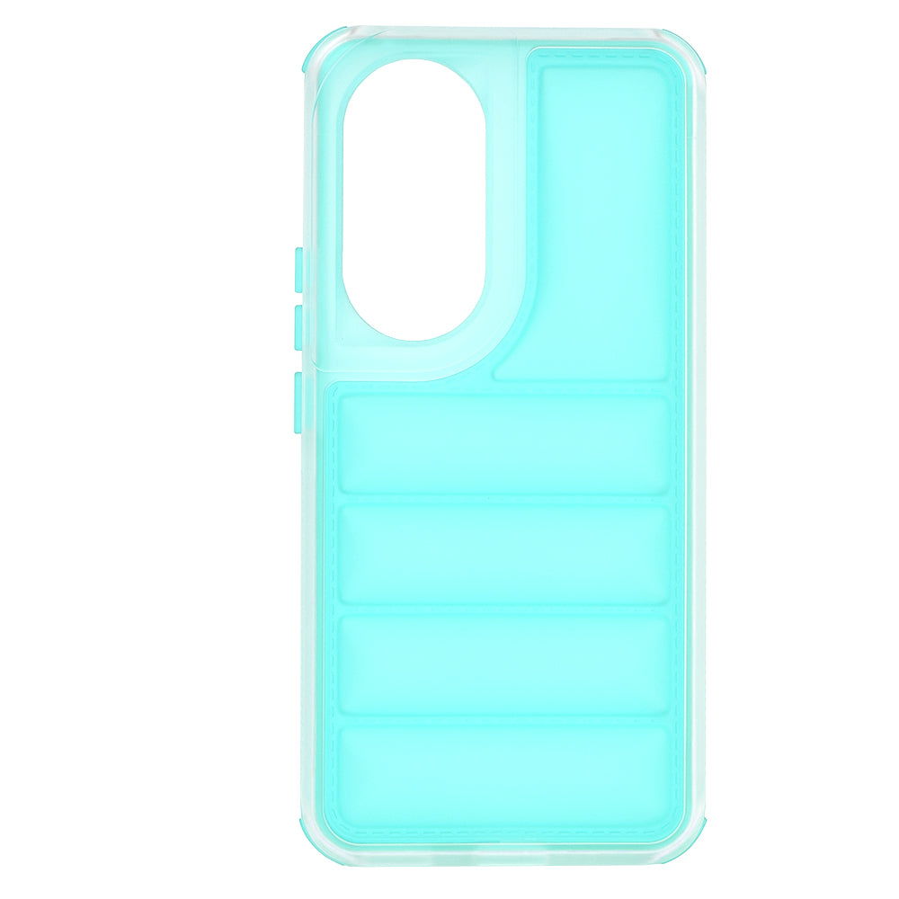 Custodia per Honor 90, Techsuit, Wave Shield, Turchese