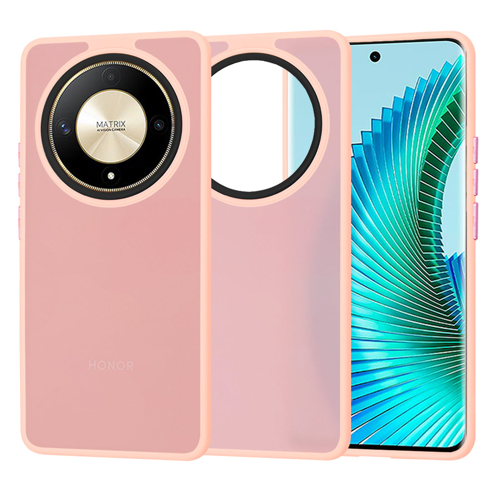 Custodia per Honor Magic6 Lite, Techsuit, HaloFrost, Rosa