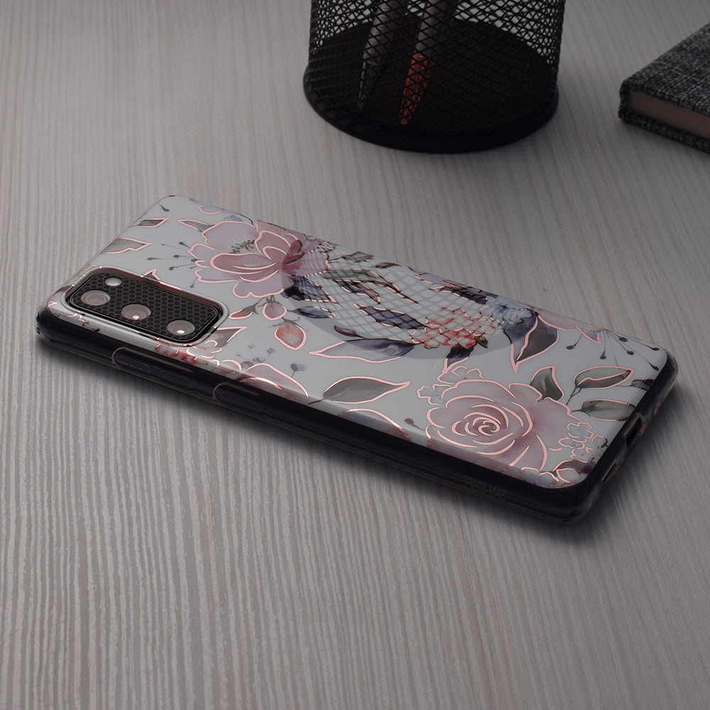 Custodia per Honor Magic6 Lite, Techsuit, Marble, Bianca