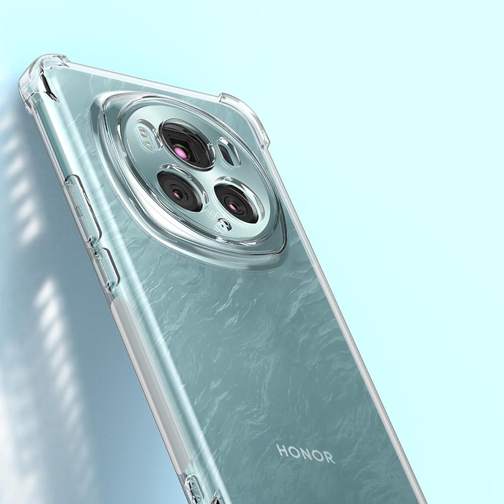 Custodia per Honor Magic6 Pro, Techsuit, Shockproof Clear, Trasparente
