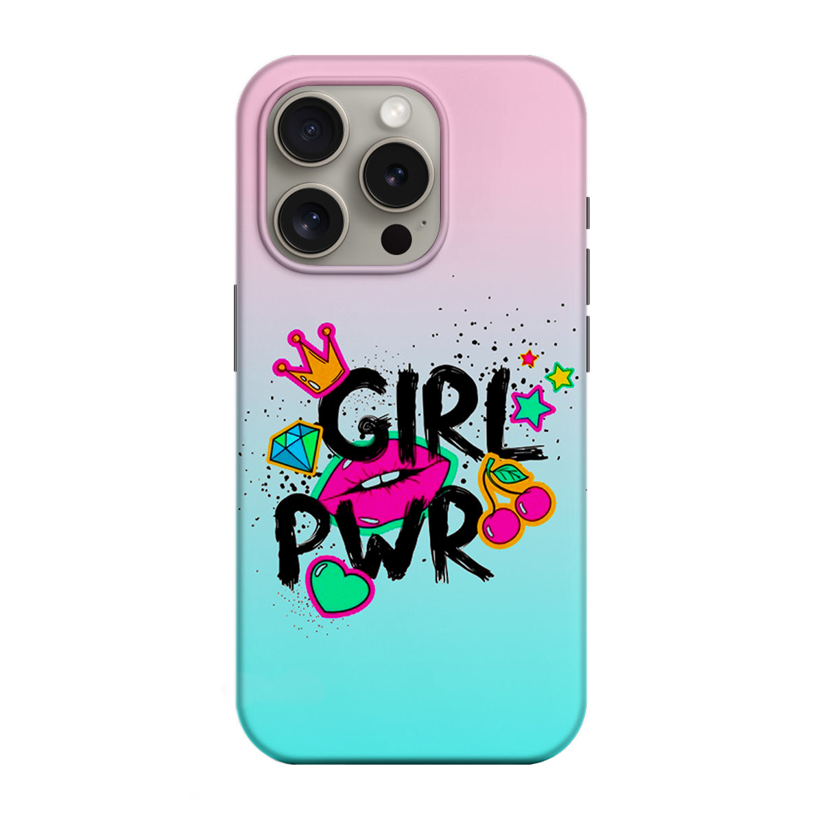 Custodia per Honor Magic7 Lite, Perfect Case, LOVE-Splash Girl Power, Multicolore