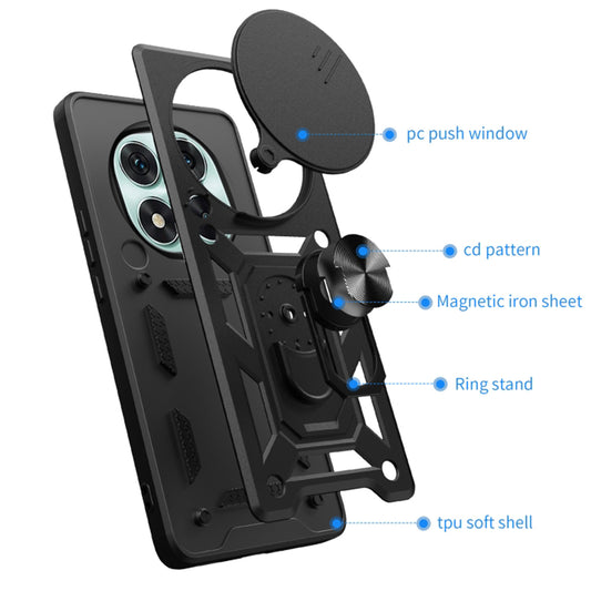 Custodia per Honor Magic7 Pro, Techsuit, CamShield, Blu