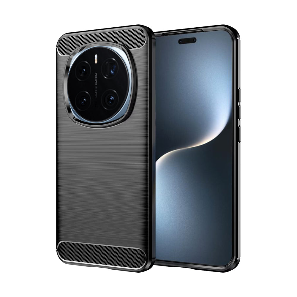 Custodia per Honor Magic7 Pro, Techsuit, Carbonio, Nera