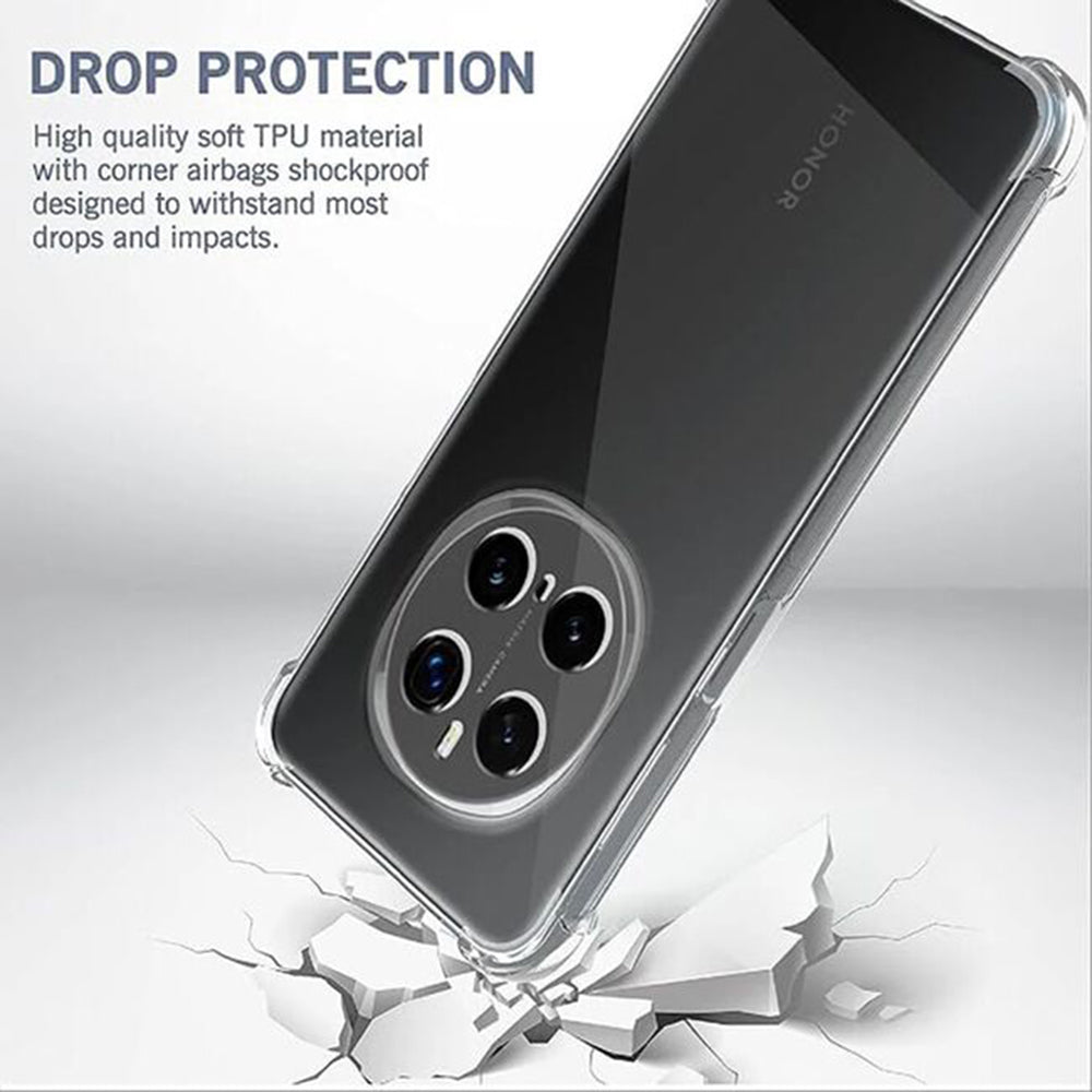 Custodia per Honor Magic7 Pro, Techsuit, Shockproof Clear, Trasparente