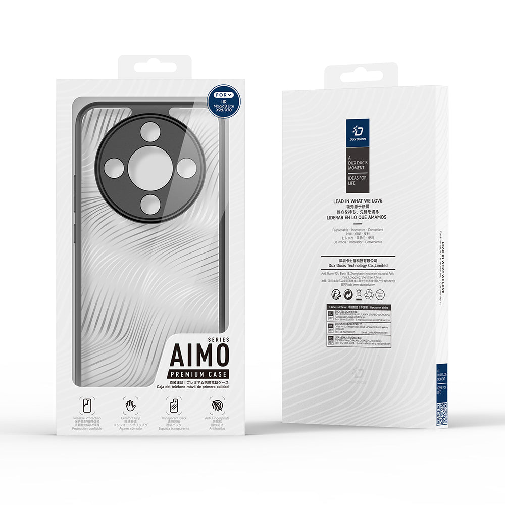 Custodia per Honor Magic8 Lite, DUX DUCIS, Aimo, Nera