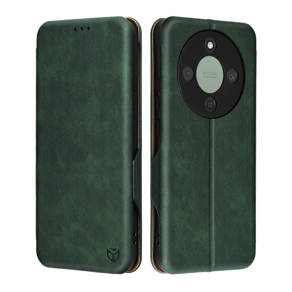 Custodia per Honor Magic8 Lite, Techsuit, Safe Wallet Plus, Verde
