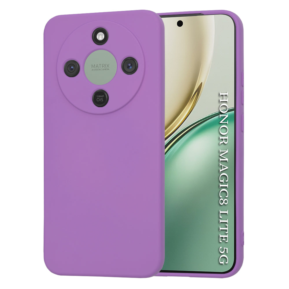 Custodia per Honor Magic8 Lite, Techsuit, SoftFlex, Viola