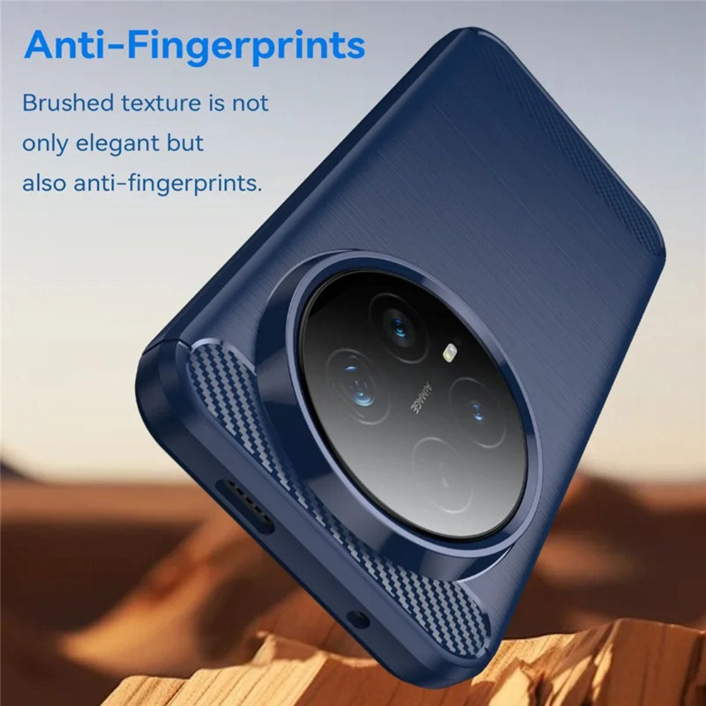 Custodia per Honor Magic8 Pro, Techsuit, Carbonio, Blu