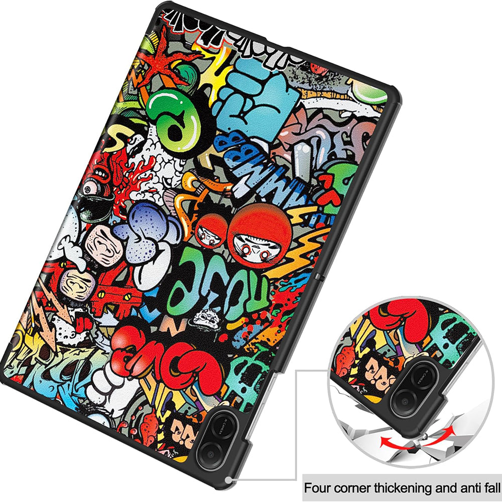 Custodia per Honor Pad X8a, Techsuit, FoldPro Urban Vibe, Multicolore