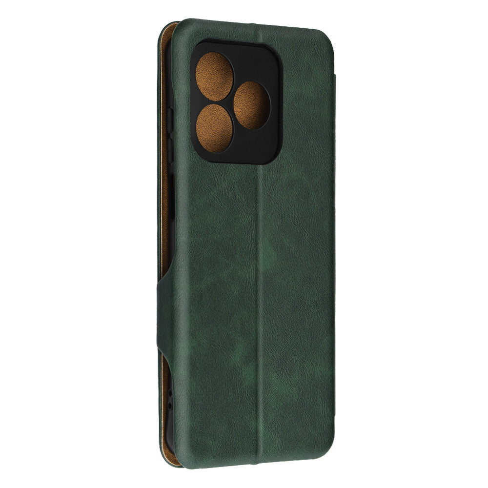 Custodia per Honor X5c Plus, Techsuit, Safe Wallet Plus, Verde