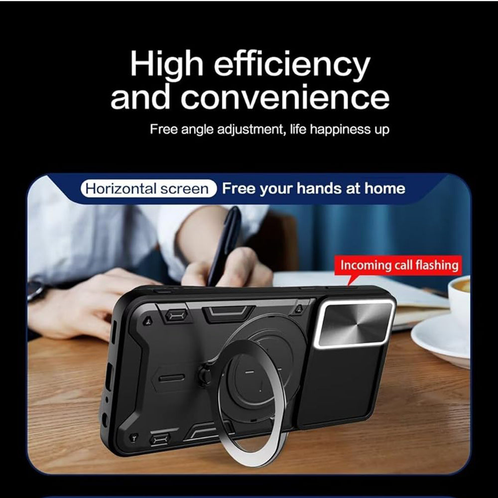 Custodia per Honor X7b 5G / 90 Smart / X7b 4G, Techsuit, CamGuard Pro, Blu
