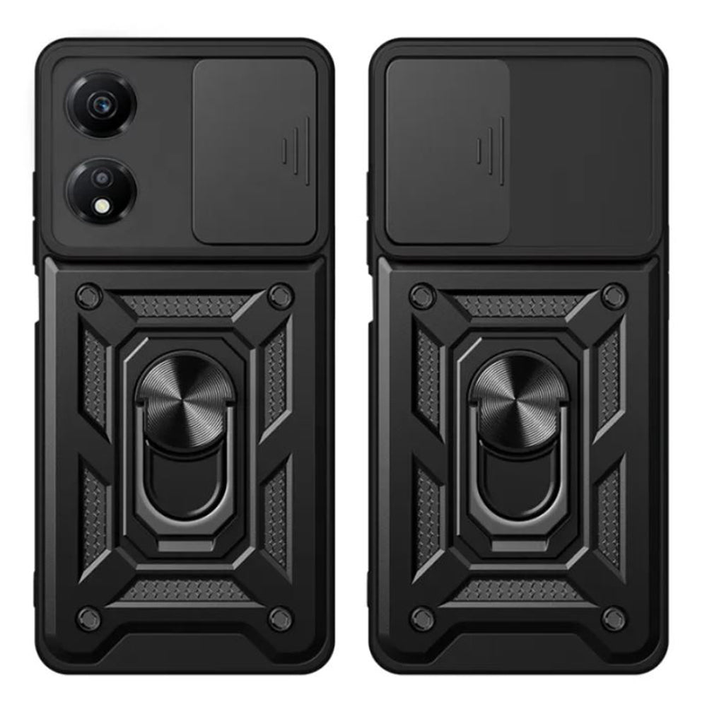 Custodia per Honor X7b 5G / 90 Smart / X7b 4G, Techsuit, CamShield, Nera