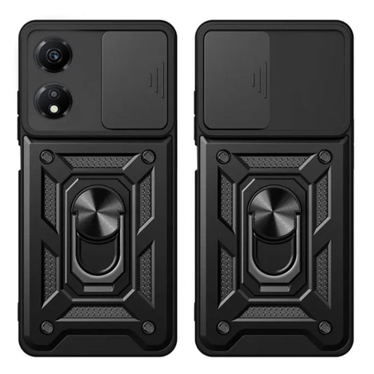 Custodia per Honor X7b 5G / 90 Smart / X7b 4G, Techsuit, CamShield, Nera