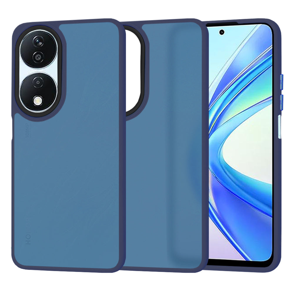 Custodia per Honor X7b 5G / 90 Smart / X7b 4G, Techsuit, HaloFrost, Blu scuro