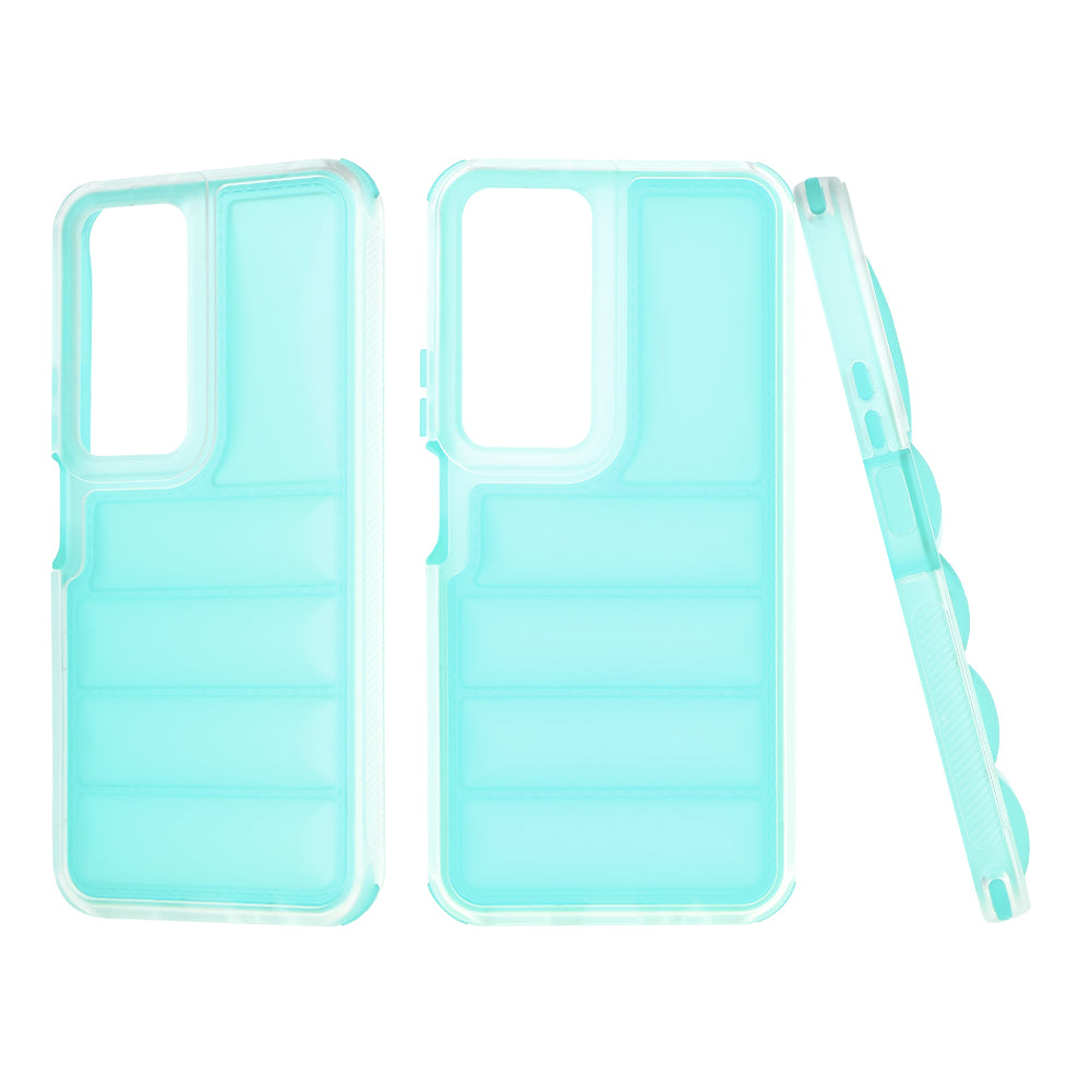 Custodia per Honor X7b 5G / 90 Smart / X7b 4G, Techsuit, Wave Shield, Turchese